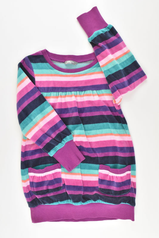 Lindex Size 5-6 Velour Dress