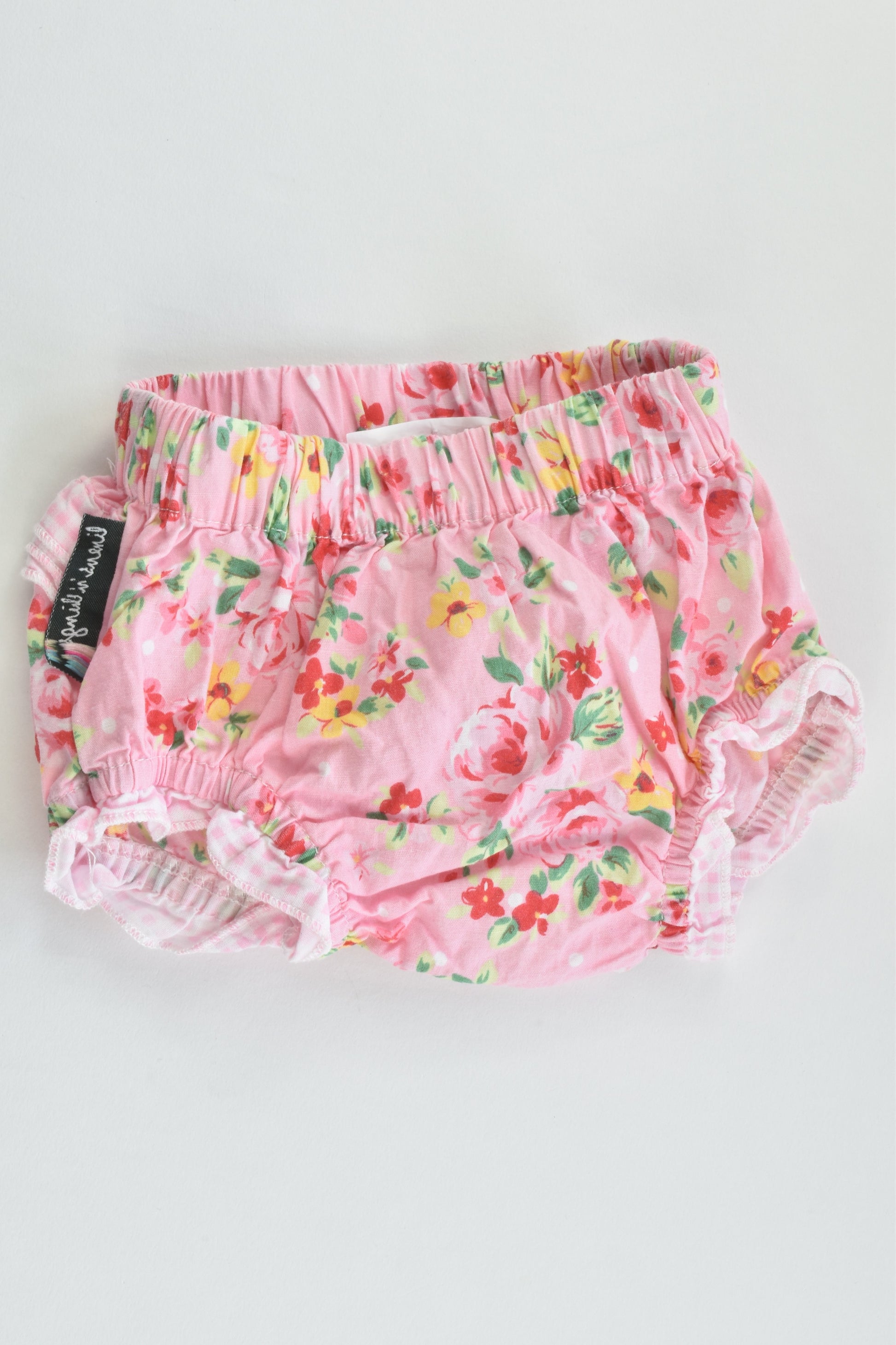 Linens 'n' Things Size 0000 (Newborn) Floral Nappy Cover