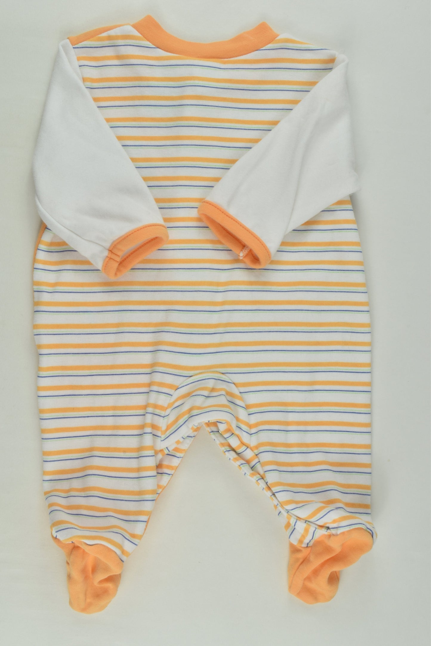 Little Baby M Size 0000 Planes Footed Romper