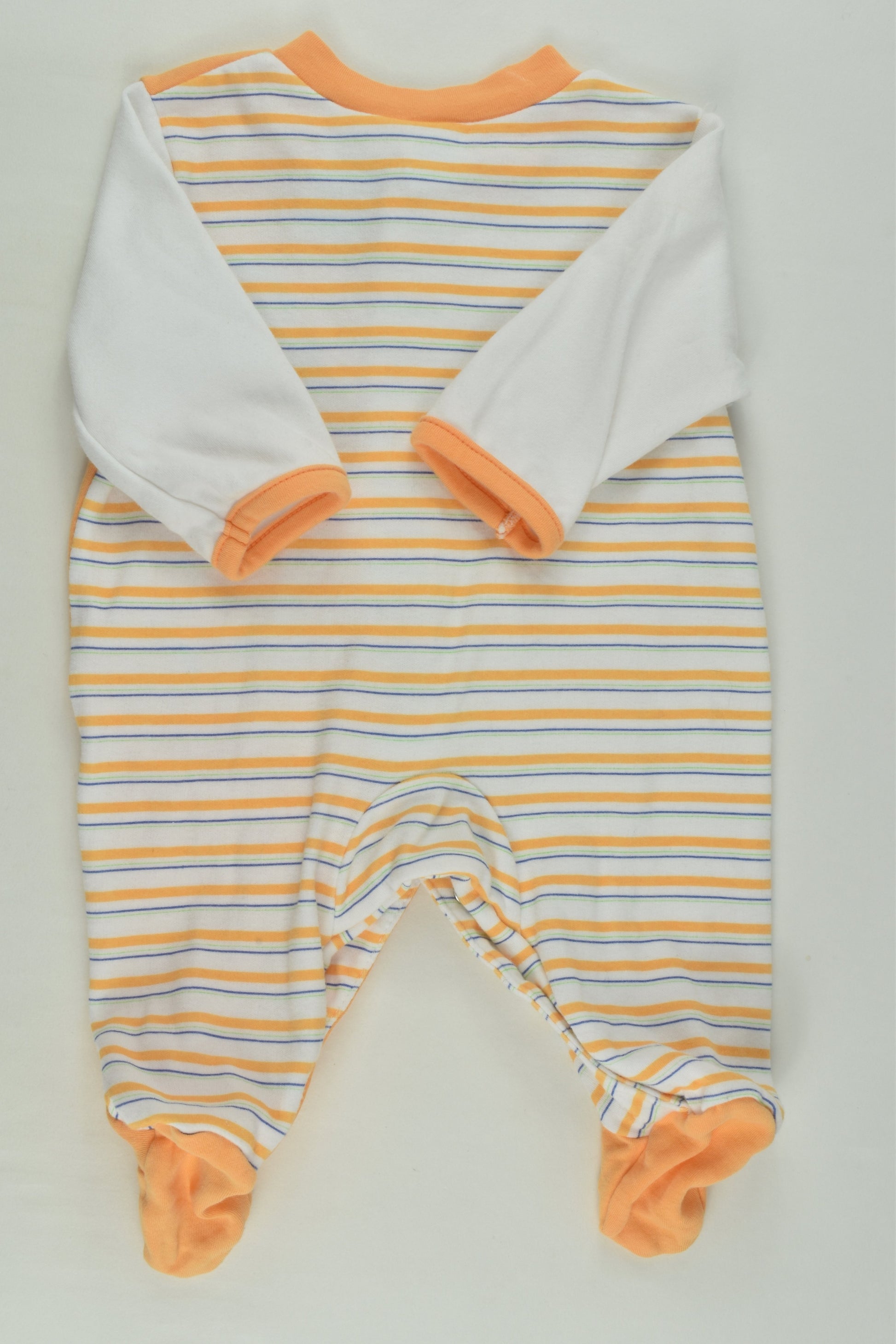 Little Baby M Size 0000 Planes Footed Romper