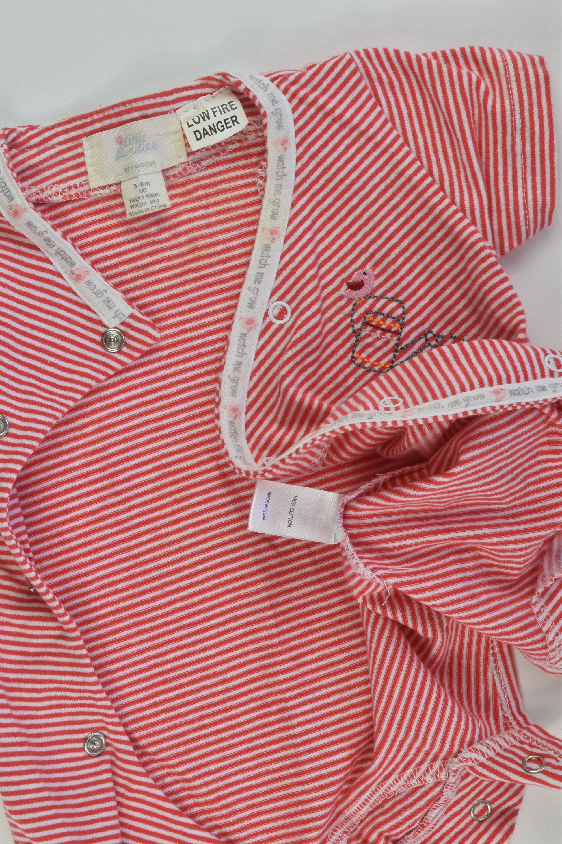 Little Bundles by Kaboosh Size 00 'Watch Me Grow' Short Romper