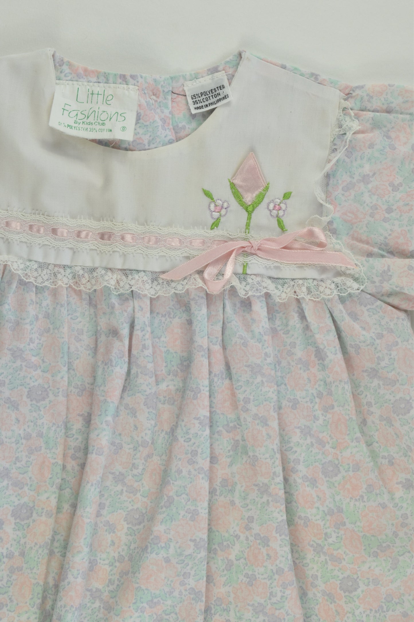 Little Fashions by Kids Club Size approx 00-0 Vintage Dress