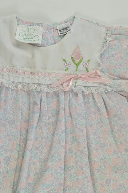 Little Fashions by Kids Club Size approx 00-0 Vintage Dress