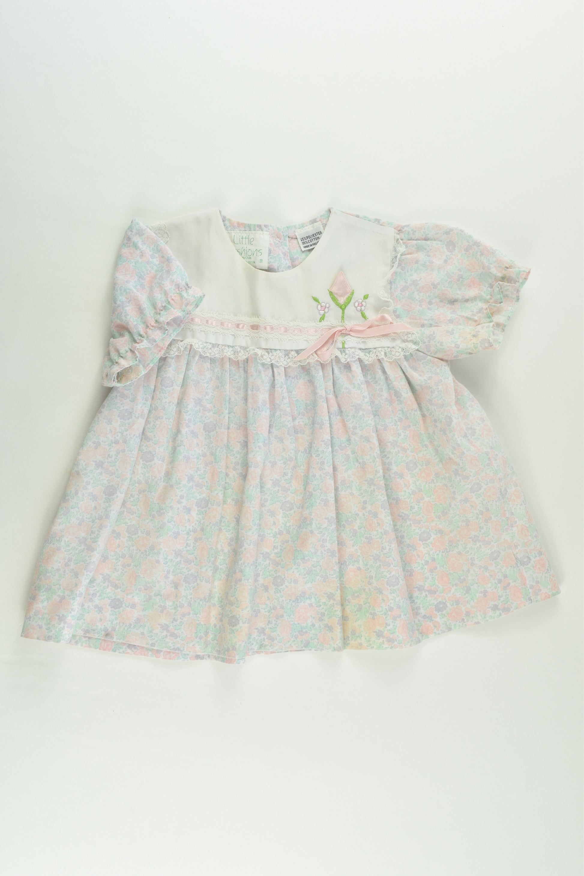 Little Fashions by Kids Club Size approx 00-0 Vintage Dress
