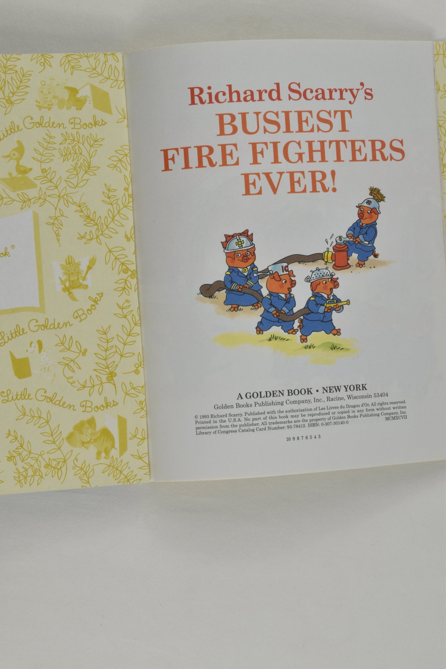 Little Golden Book Richard Scarry's 'Busiest Fire Fighters Ever'