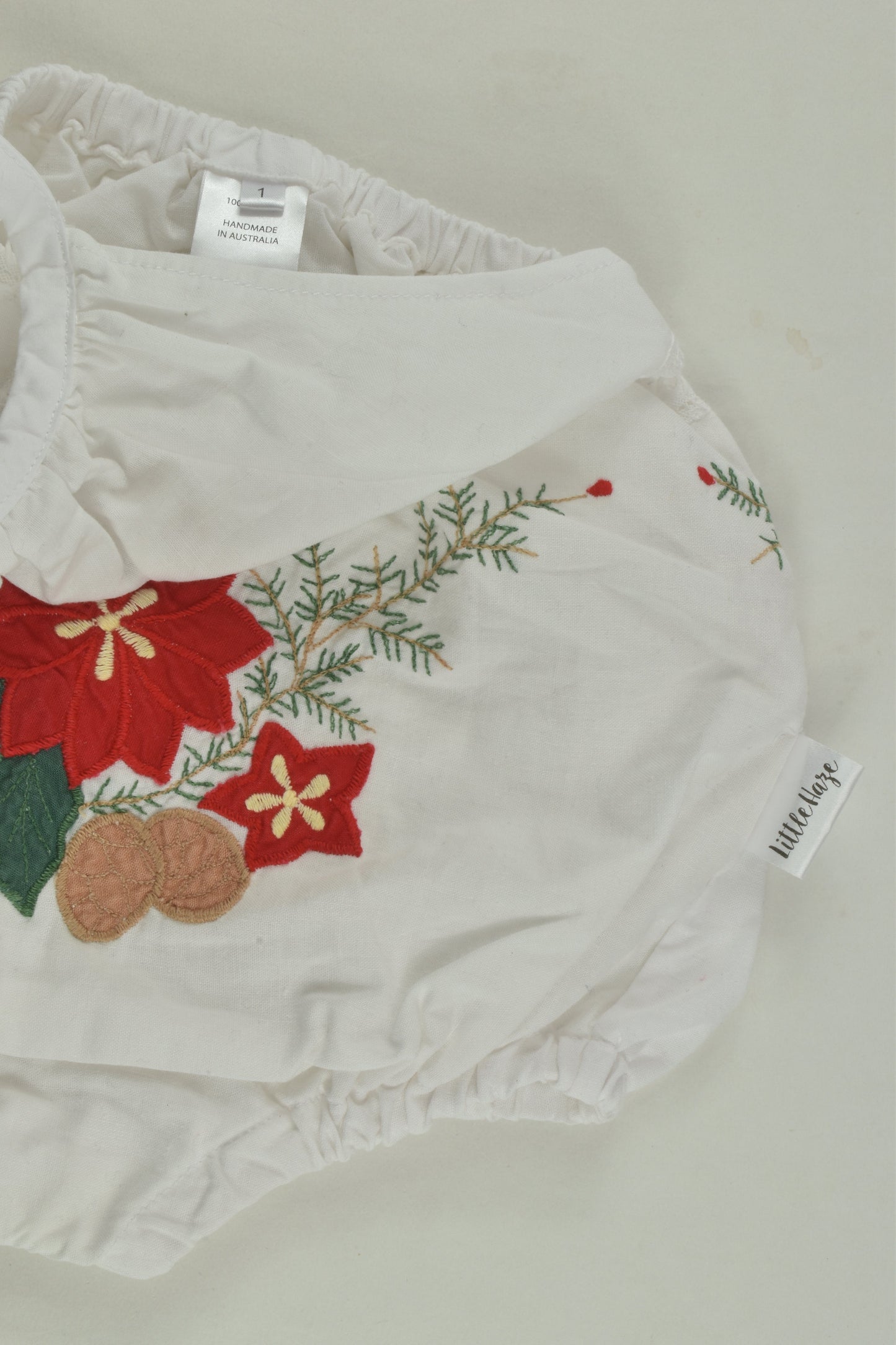 Little Haze Size 1 Christmas Bubble Romper