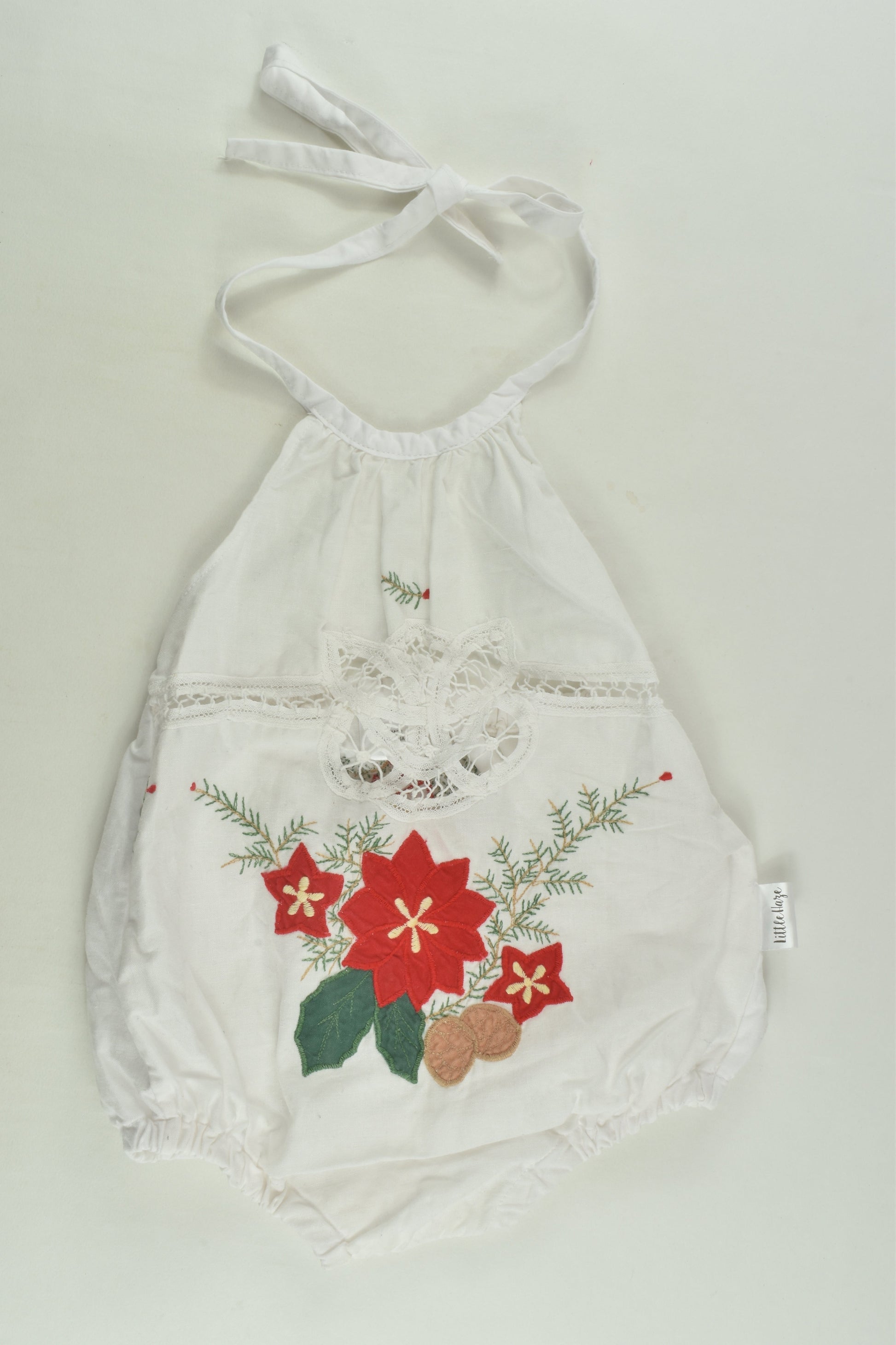 Little Haze Size 1 Christmas Bubble Romper