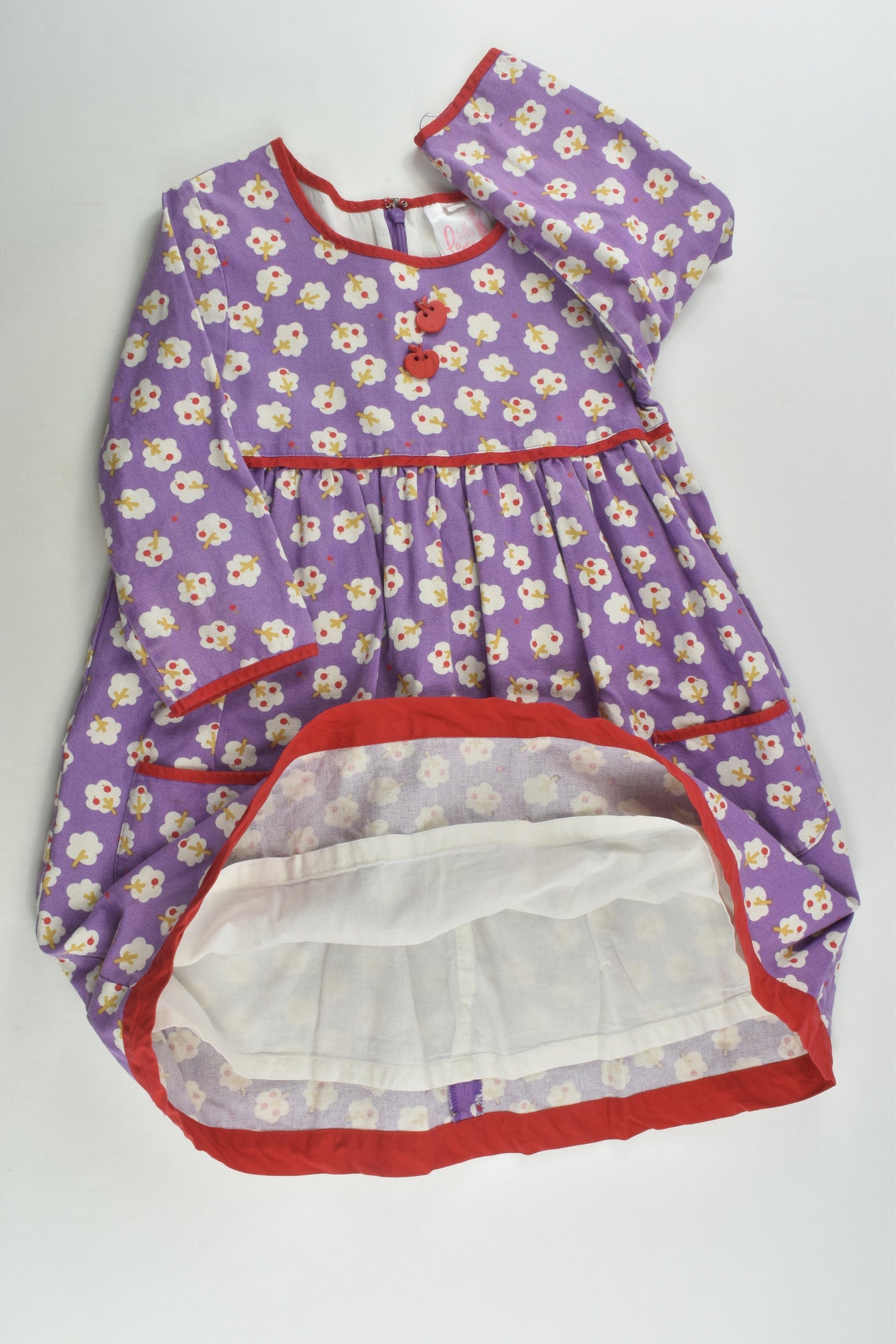 Little Leona Size 4 Lined Dress