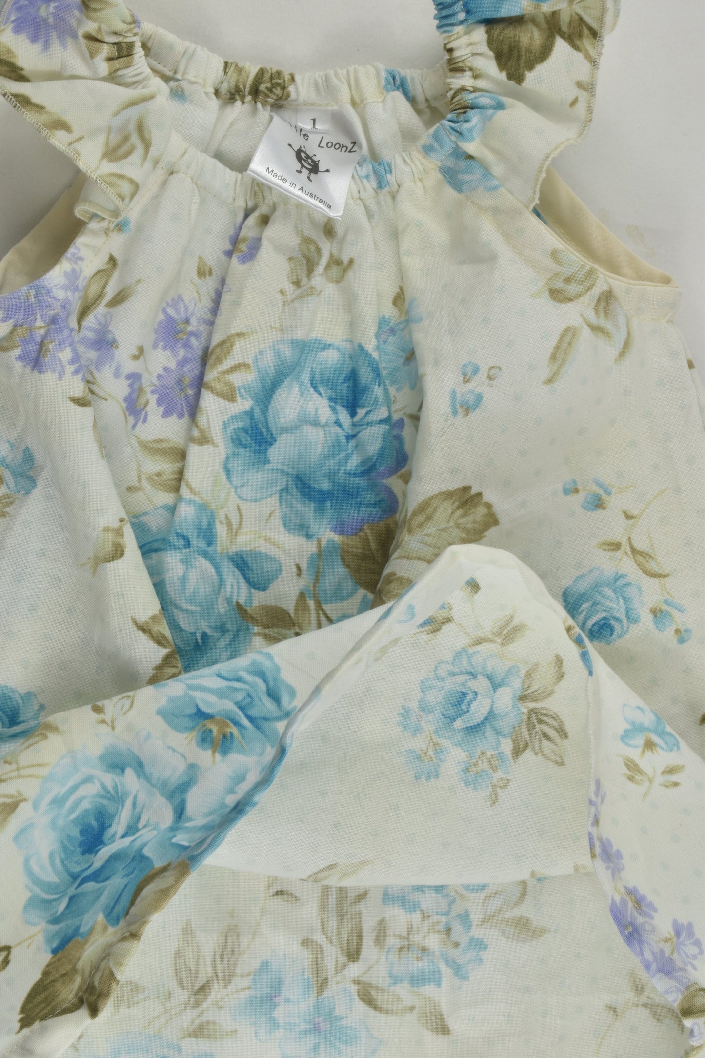 Little Loonz Size 1 Floral Dress