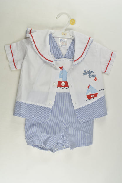 Little Loves by Anuello Size 2 Vintage Nautical Outfit