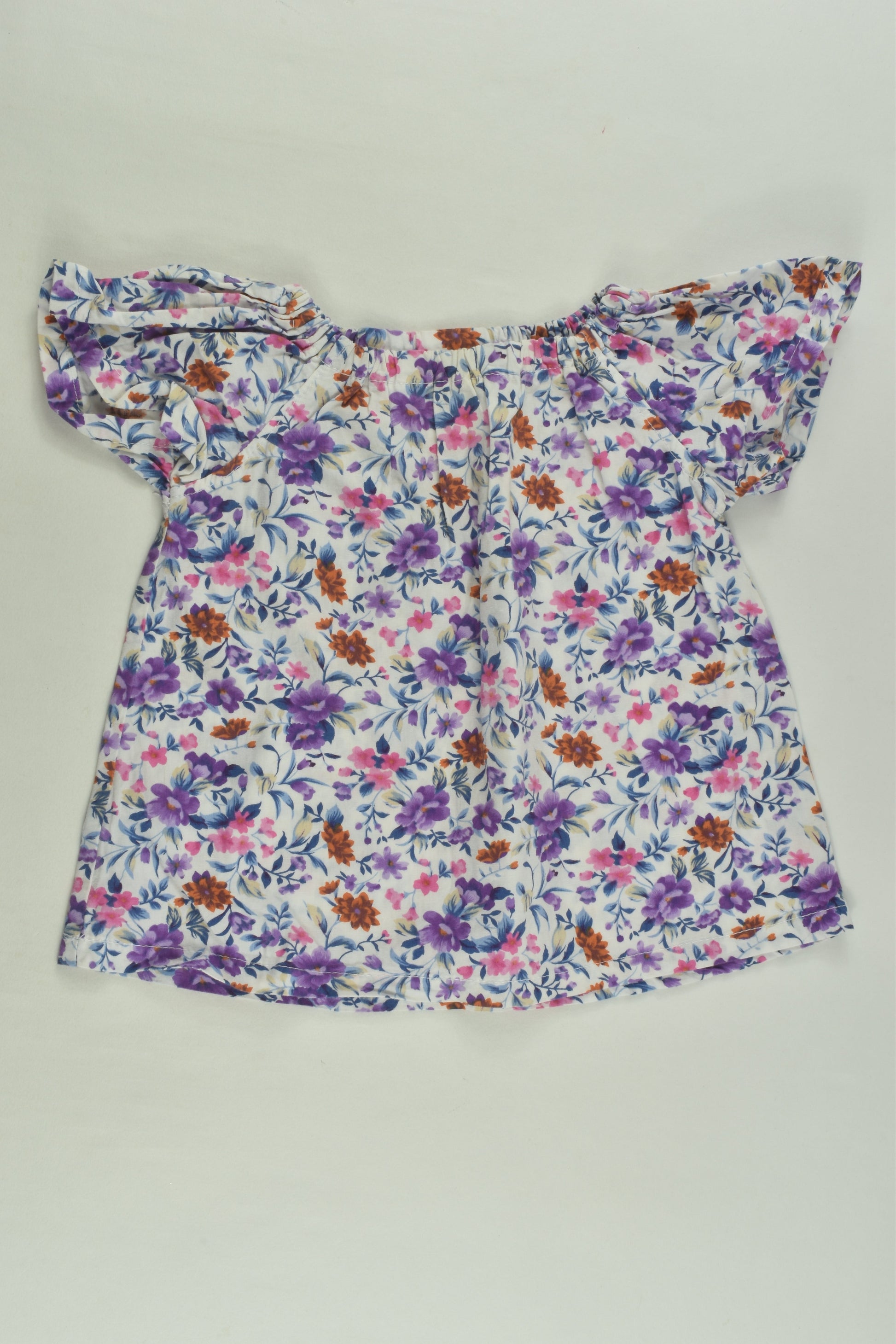 Little Miss A Size 1 Floral Blouse