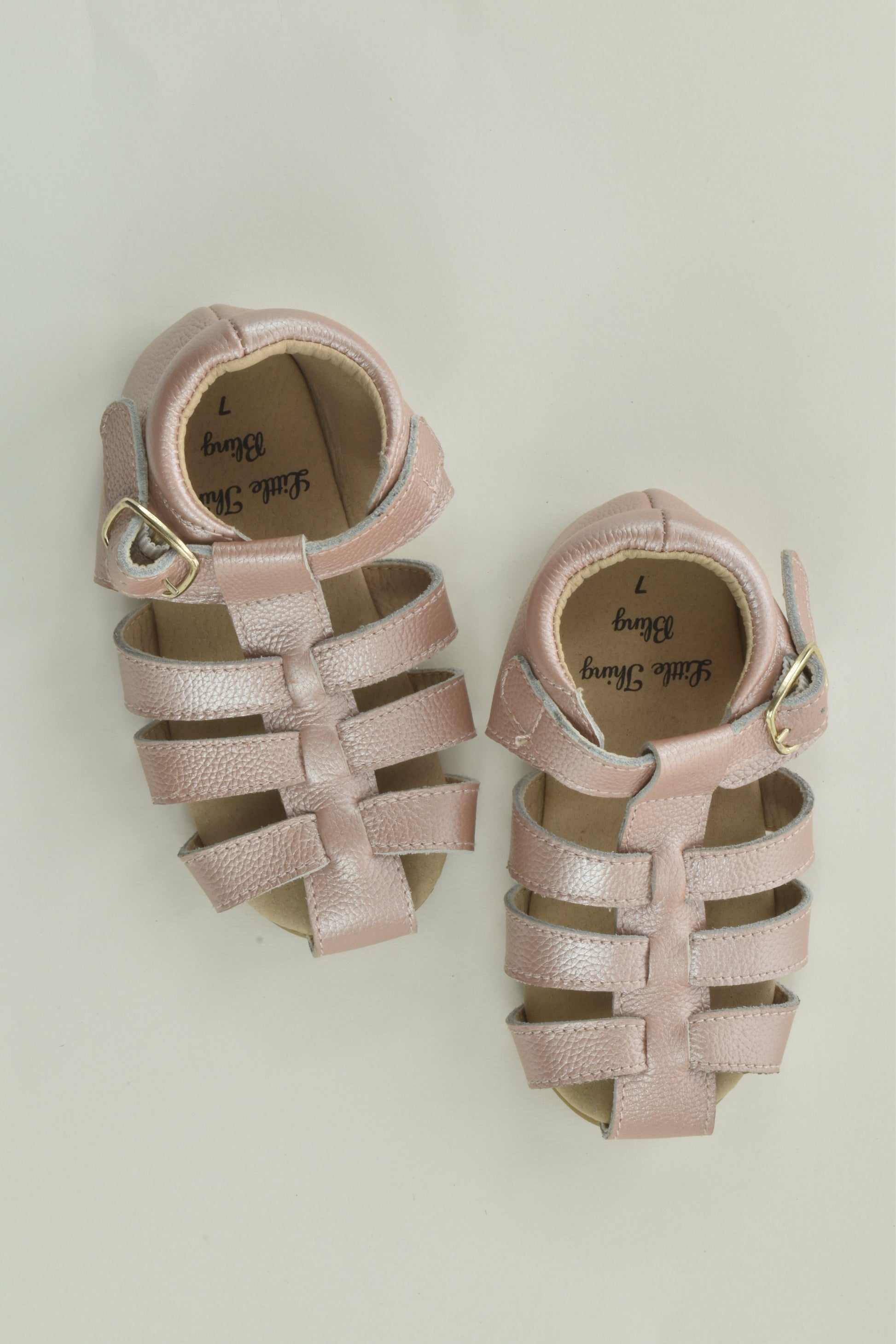 Little Thing Bling Size 7 Leather Sandals