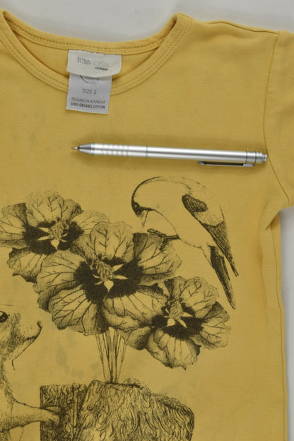 Little Vinnie Clothing Size 2 Organic Squirrel T-shirt