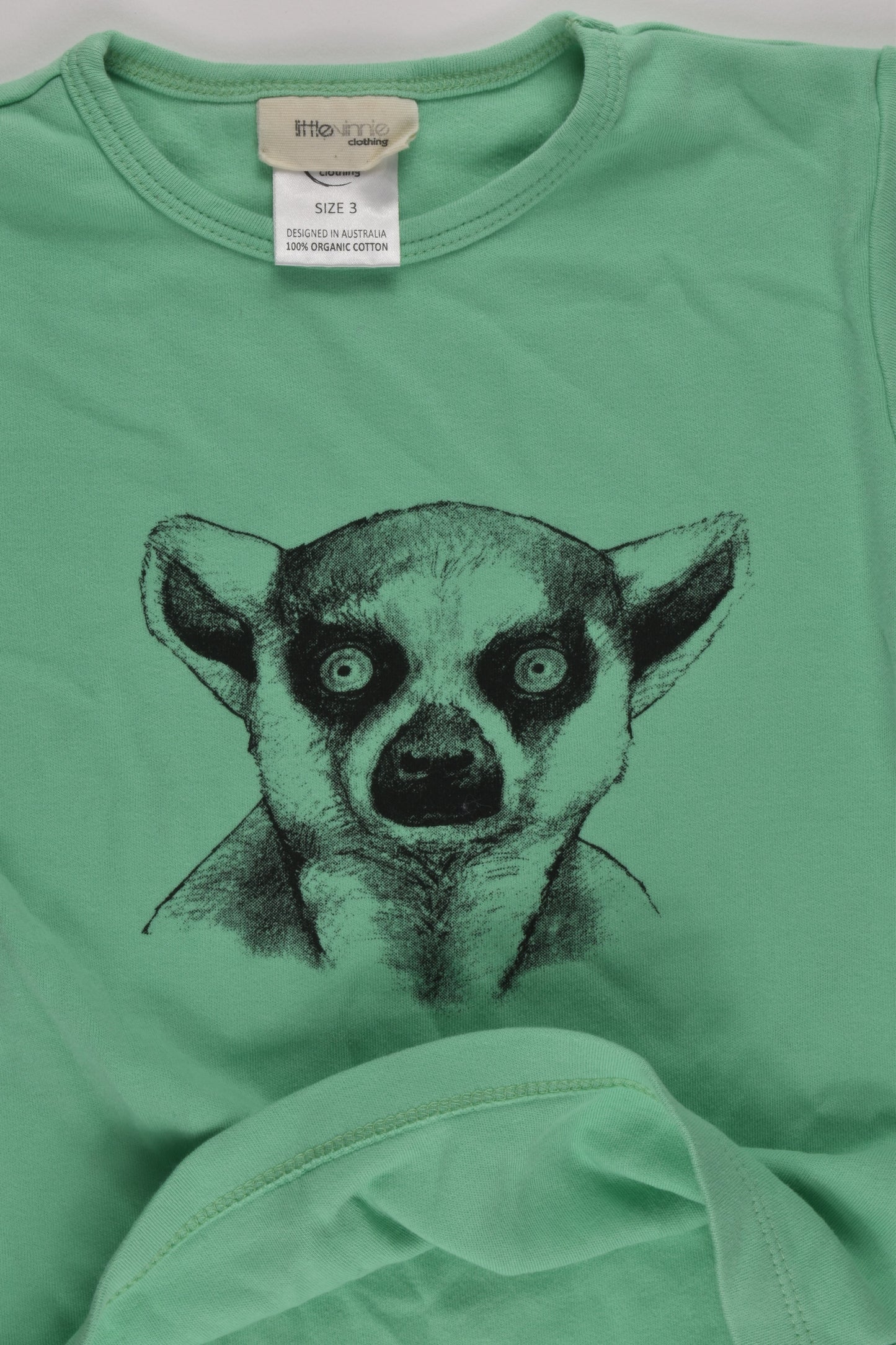 Little Vinnie Clothing Size 3 Lemur T-shirt