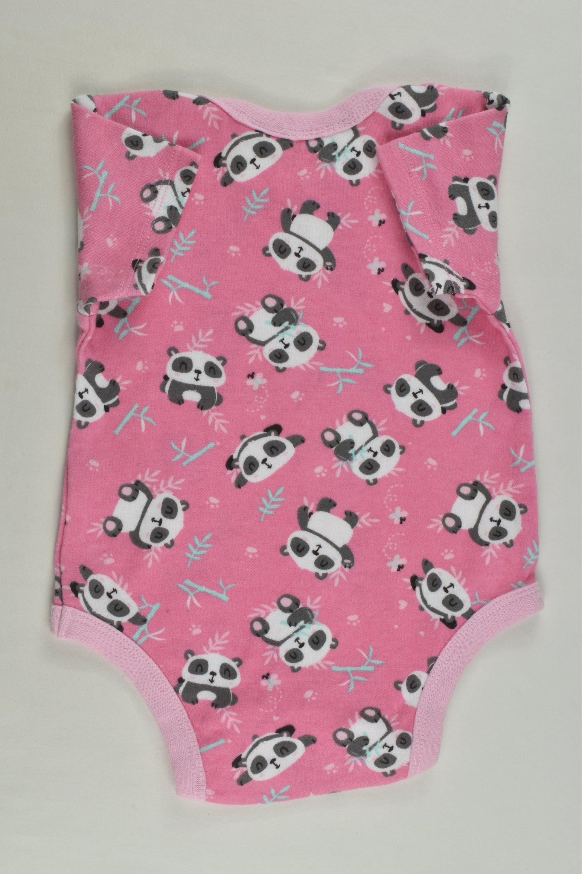 Little Wishes Size 000 Panda Bodysuit