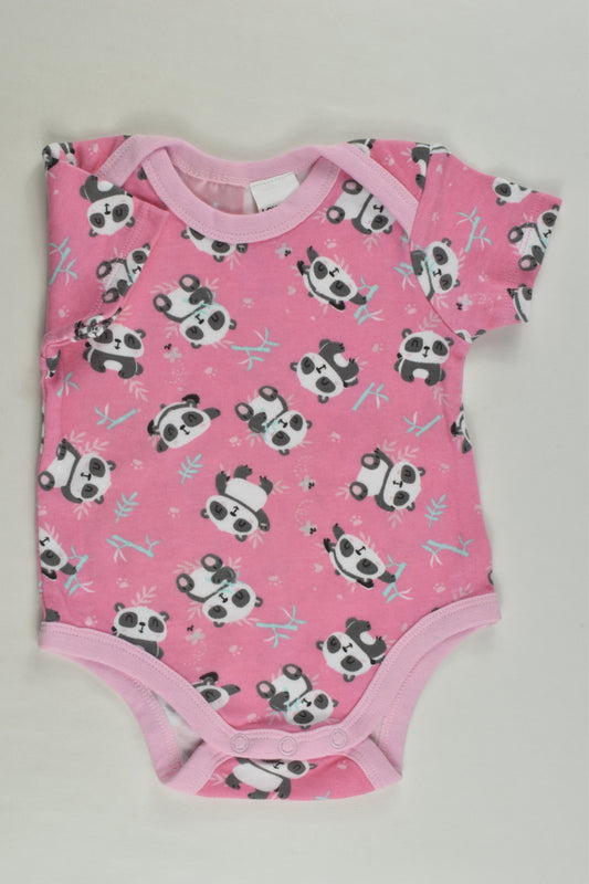 Little Wishes Size 000 Panda Bodysuit
