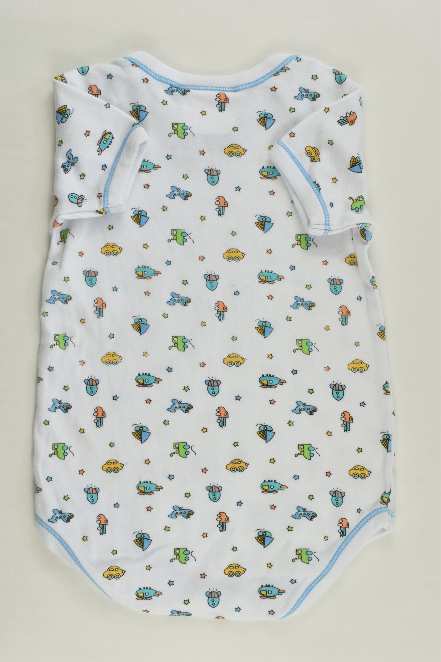 Little Wishes Size 1 Vehicles Bodysuit