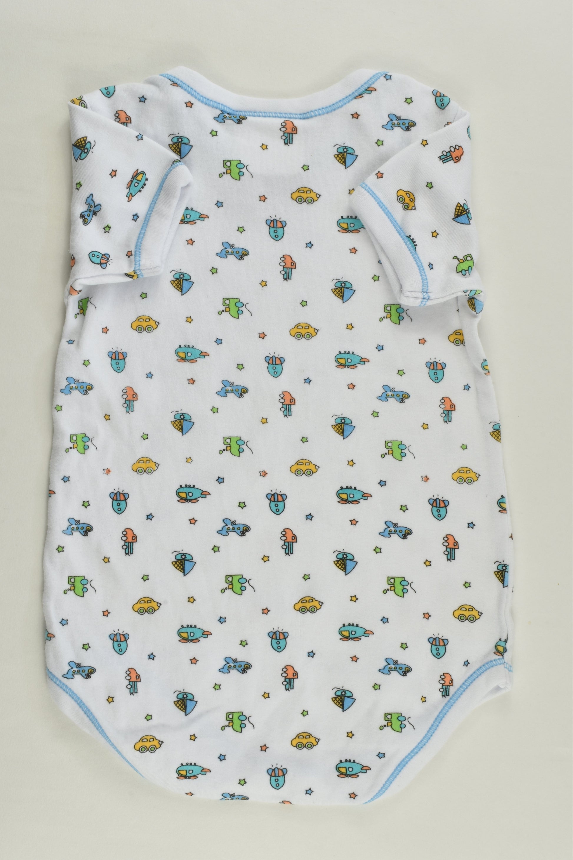 Little Wishes Size 1 Vehicles Bodysuit