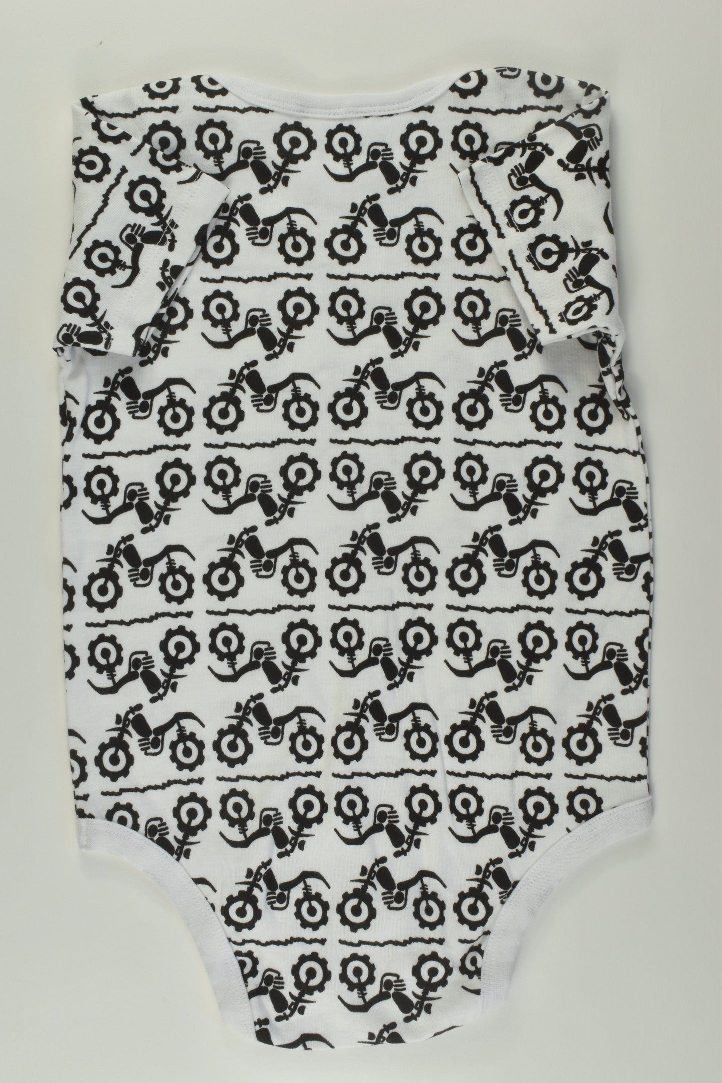 Little Wishes Size 2 Motorbike Bodysuit
