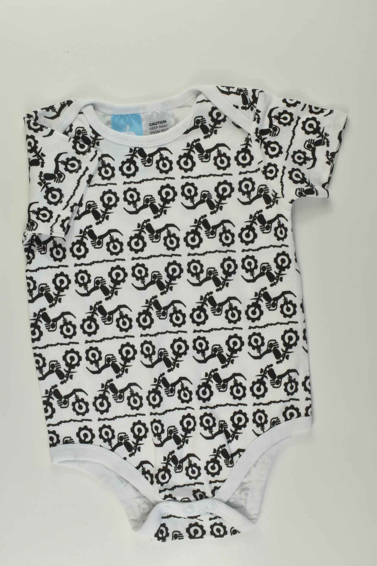 Little Wishes Size 2 Motorbike Bodysuit