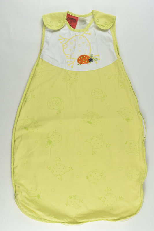 Living Textiles Size 000-00 (0-6 months) Approx 1.0 Tog Ladybug Sleeping Bag
