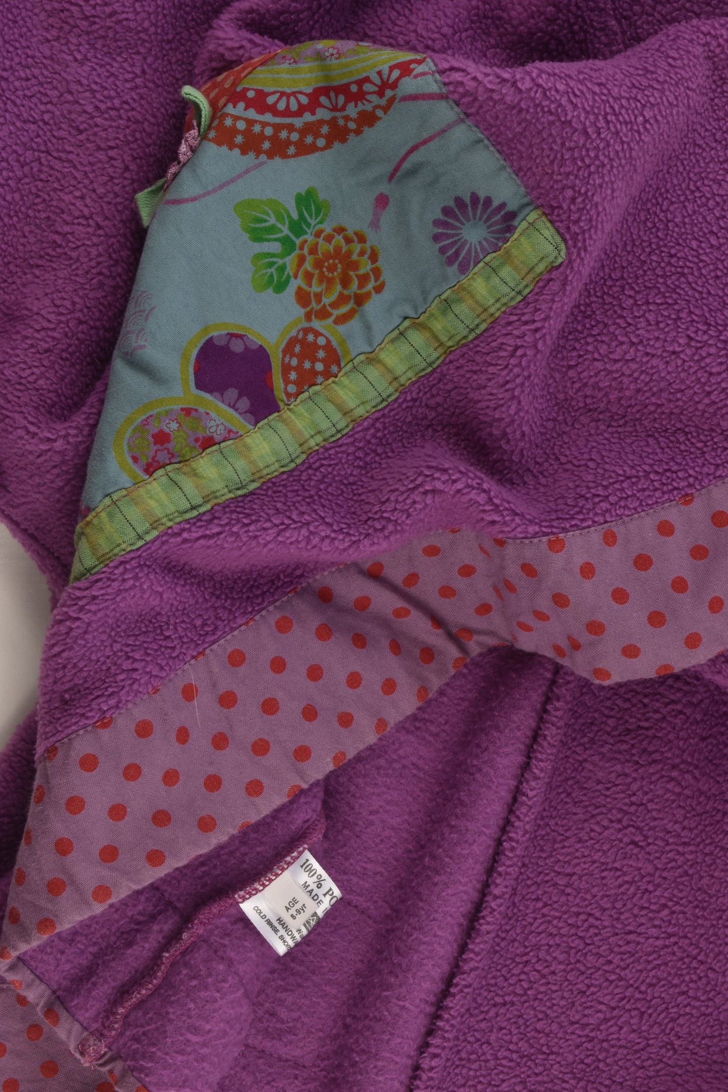 Lizzie Shirt (Made in Cornwall) Size 8-9 Fleece Jumper