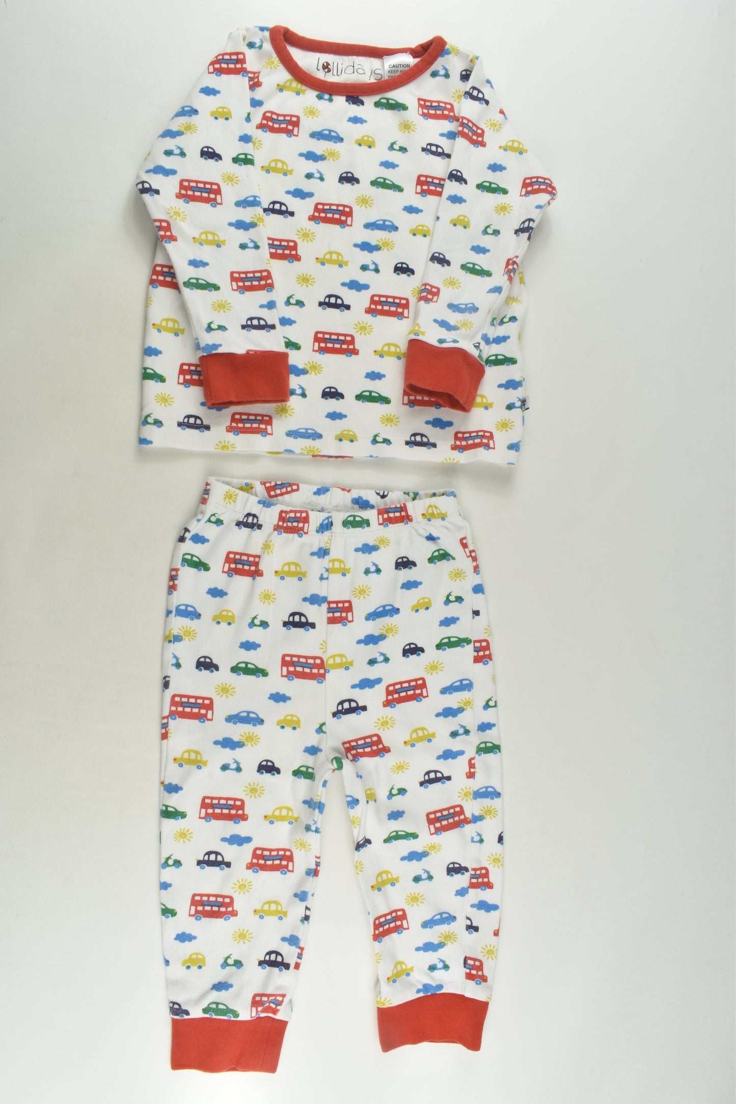 Lollidays Size 1-2 Pyjamas
