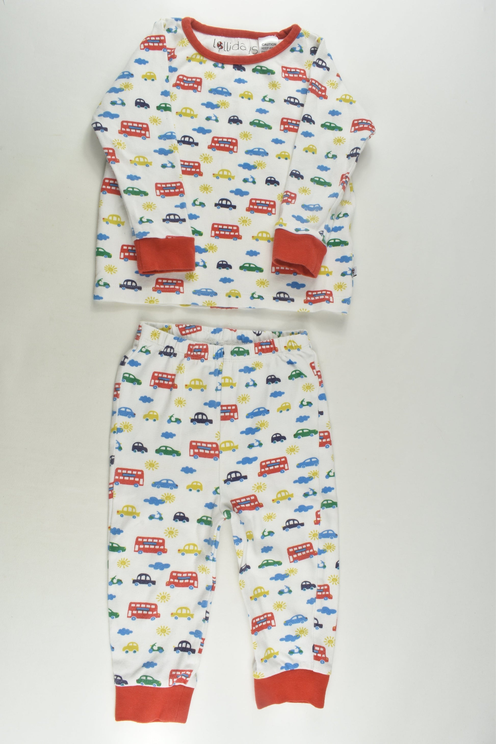 Lollidays Size 1-2 Pyjamas