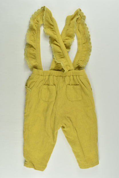 Louise Misha Size 0 (12 months) Lined Overalls