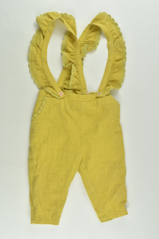 Louise Misha Size 0 (12 months) Lined Overalls