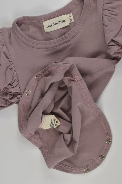 Love From Iylah Size 1 Ruffle Bodysuit