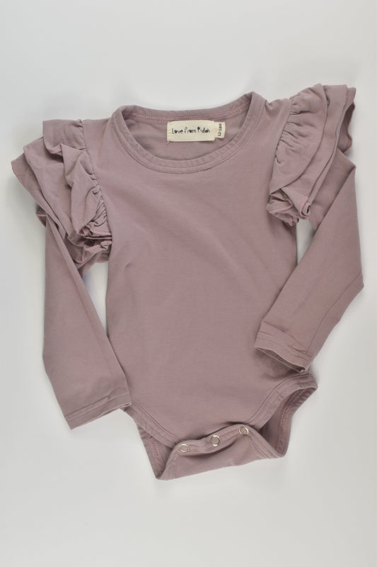 Love From Iylah Size 1 Ruffle Bodysuit