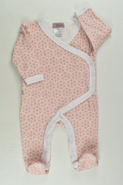 Love Henry Size 00 Footed Romper