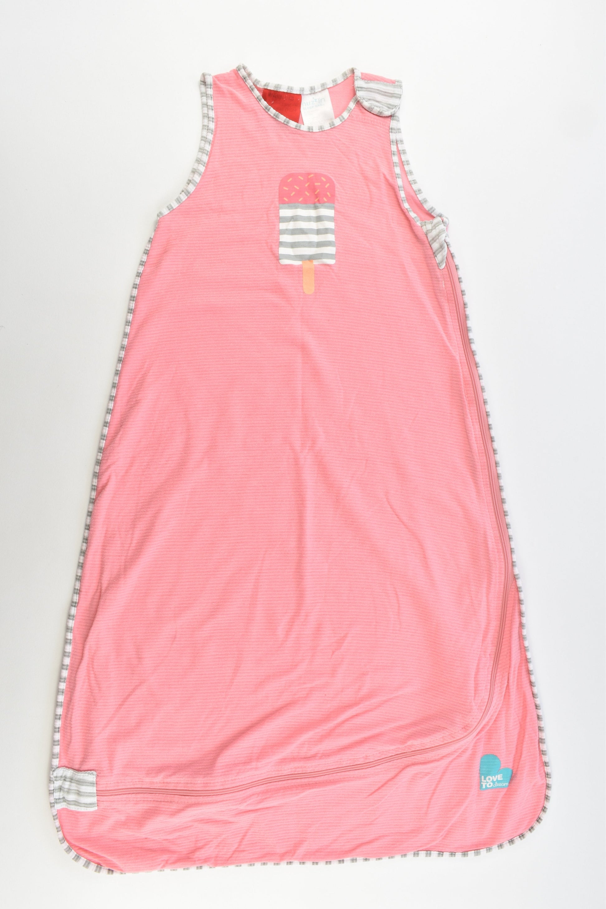 Love To Dream Size 4-12 months 0.2 Tog Ice Cream Nuzzlin Sleep Bag