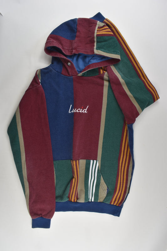 Lucid Size 14 Faded-look Hooded Jumper