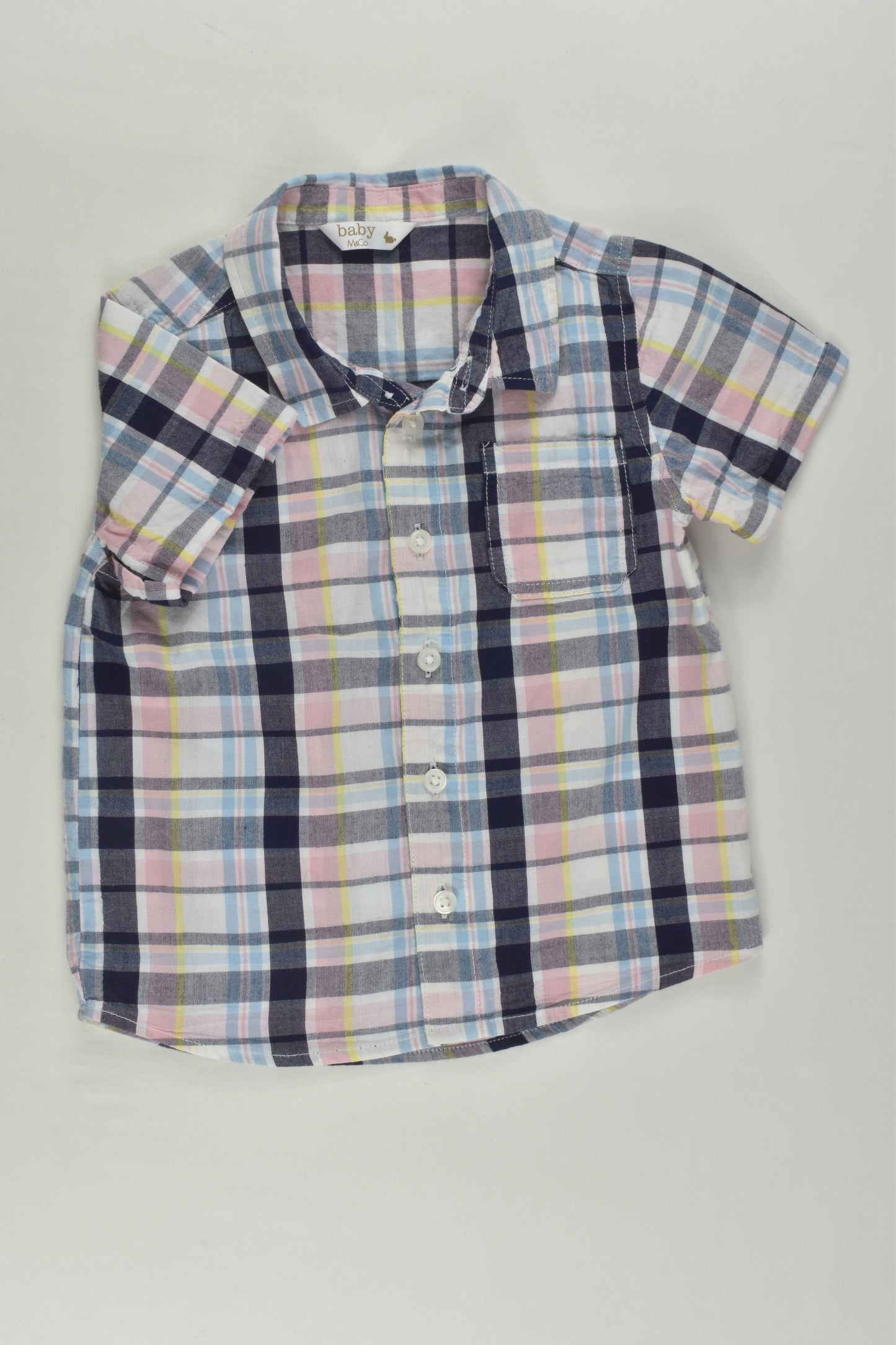 M&Co Size 2 (18-24 months) Checked Shirt