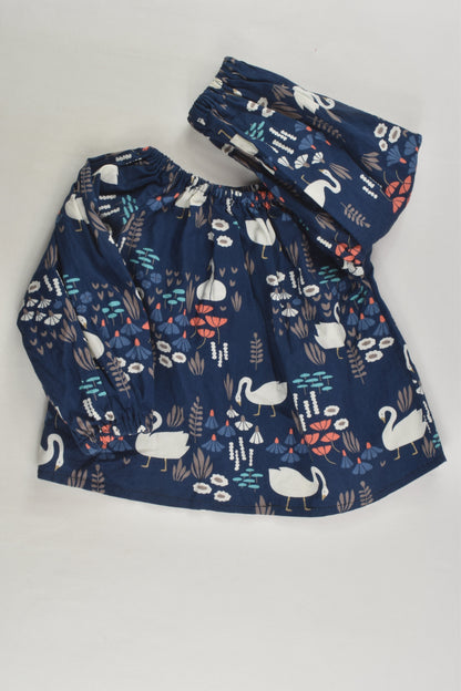 MLG Size 0 Swan Blouse