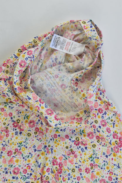 M&S Size 1-1.5 years (83 cm) Liberty Print Playsuit