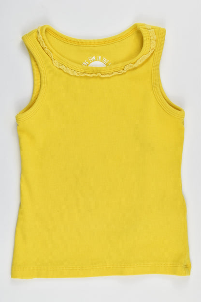 M&S Size 1-2 (1.5-2 years , 90 cm) Ribbed Tank Top
