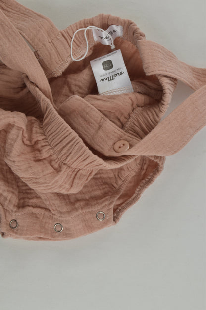 MaMer Size 1-2 Muslin Bubble Romper