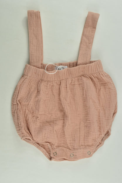 MaMer Size 1-2 Muslin Bubble Romper