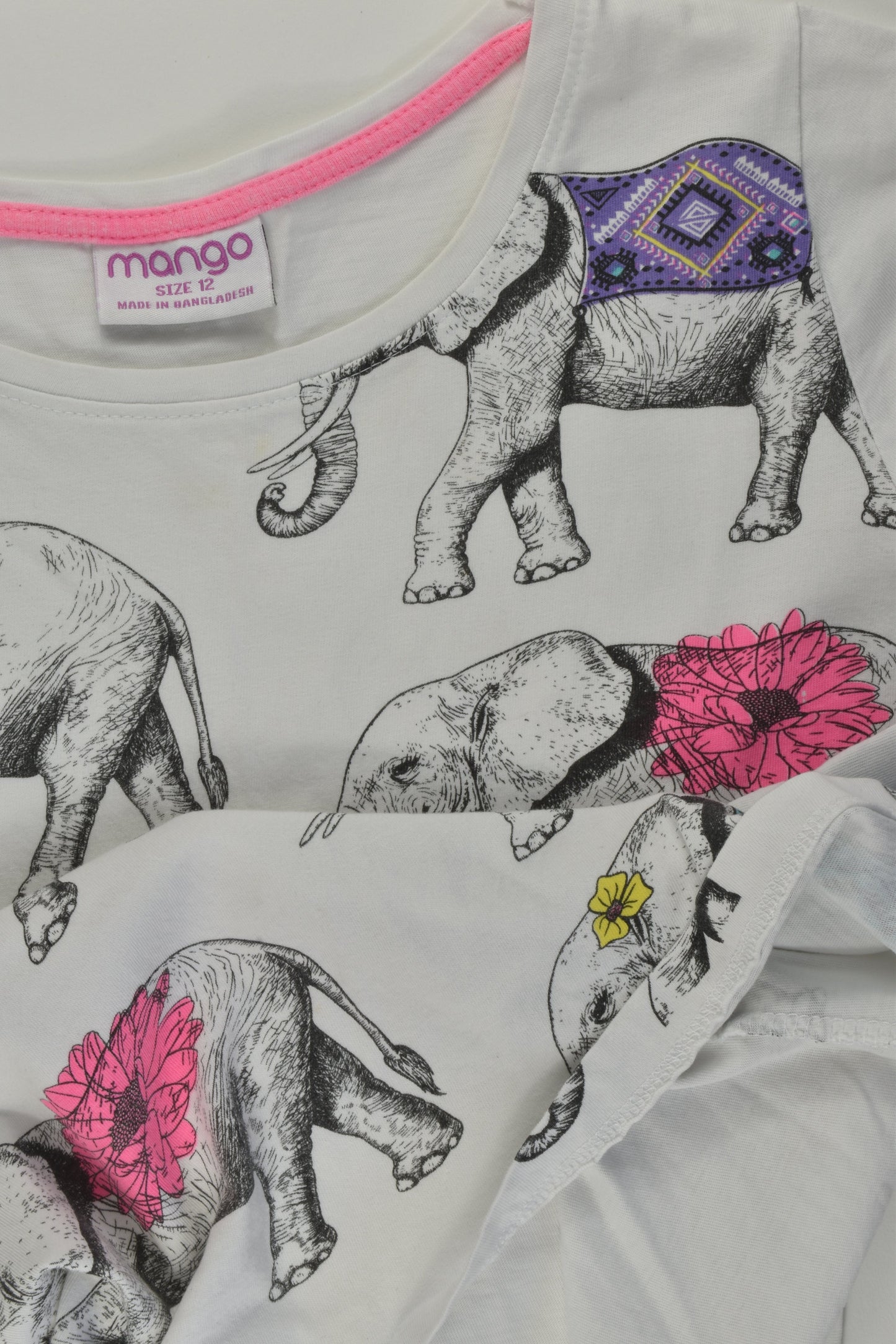 Mango Size 12 Elephant T-shirt