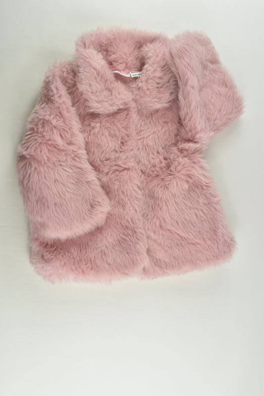 Mango Size 2 Fur Jacket