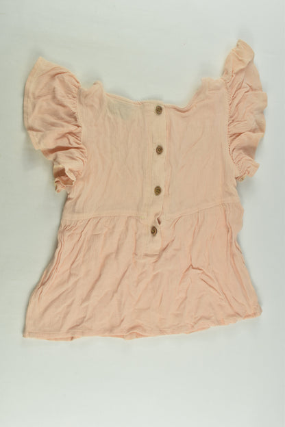 Mango Size 4 Embroidery Blouse