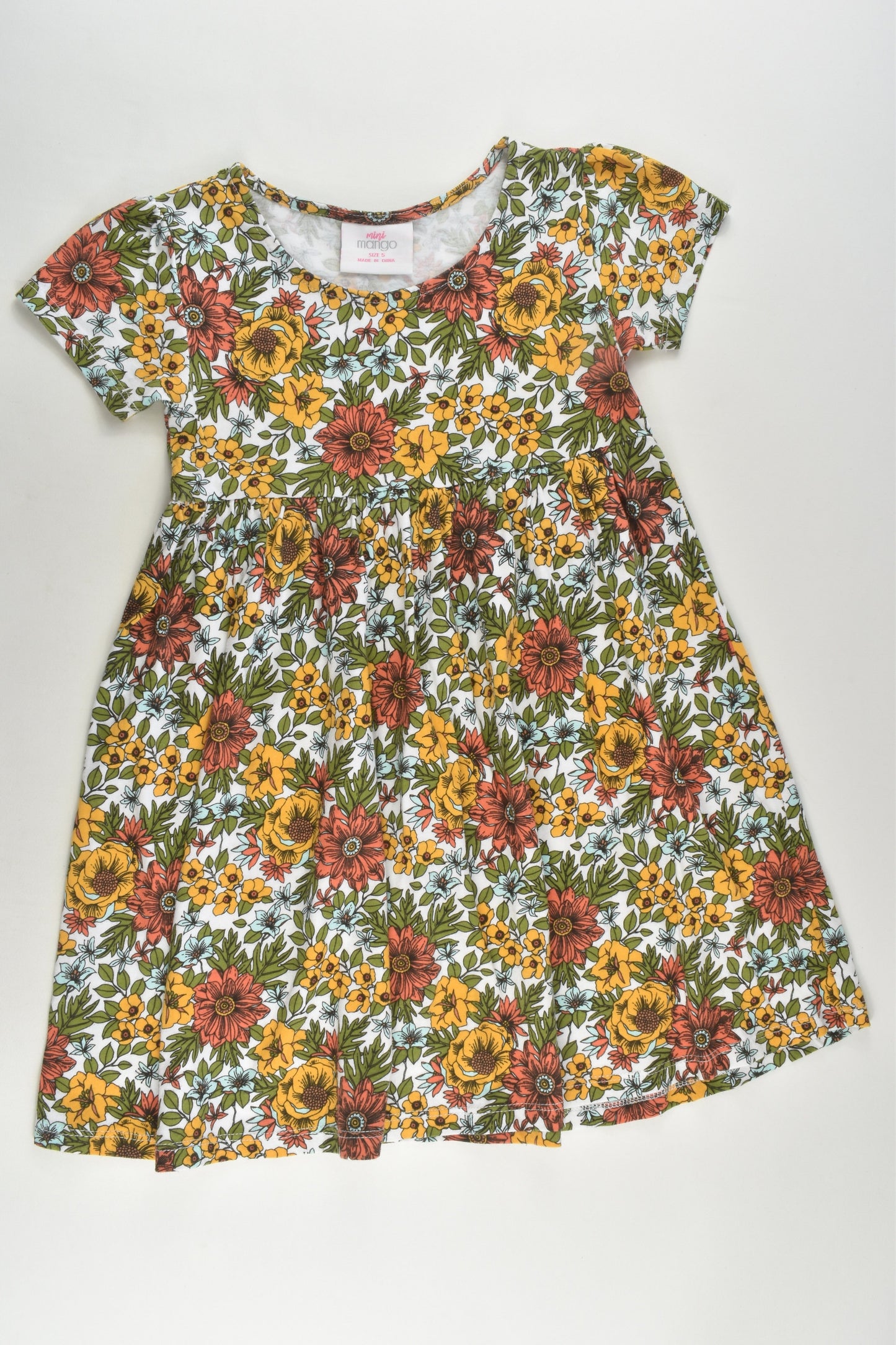 Mango Size 5 Floral Dress