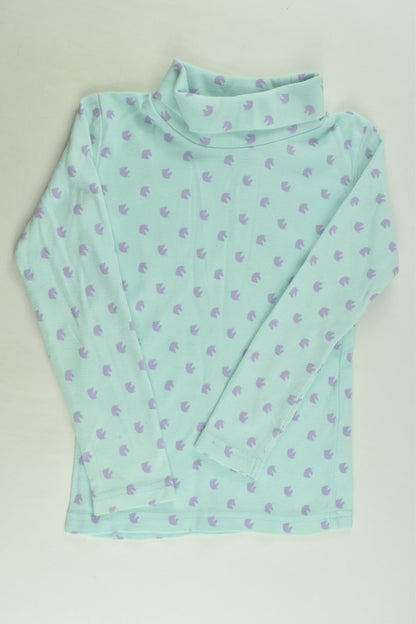 Mango Size 5 Unicorn Turtle Neck Top
