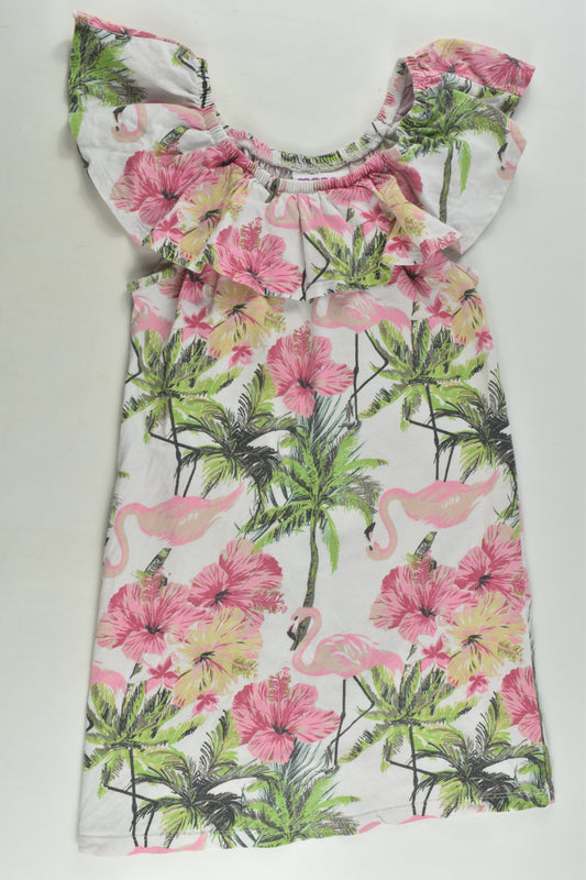 Mango Size 7 Flamingo Dress