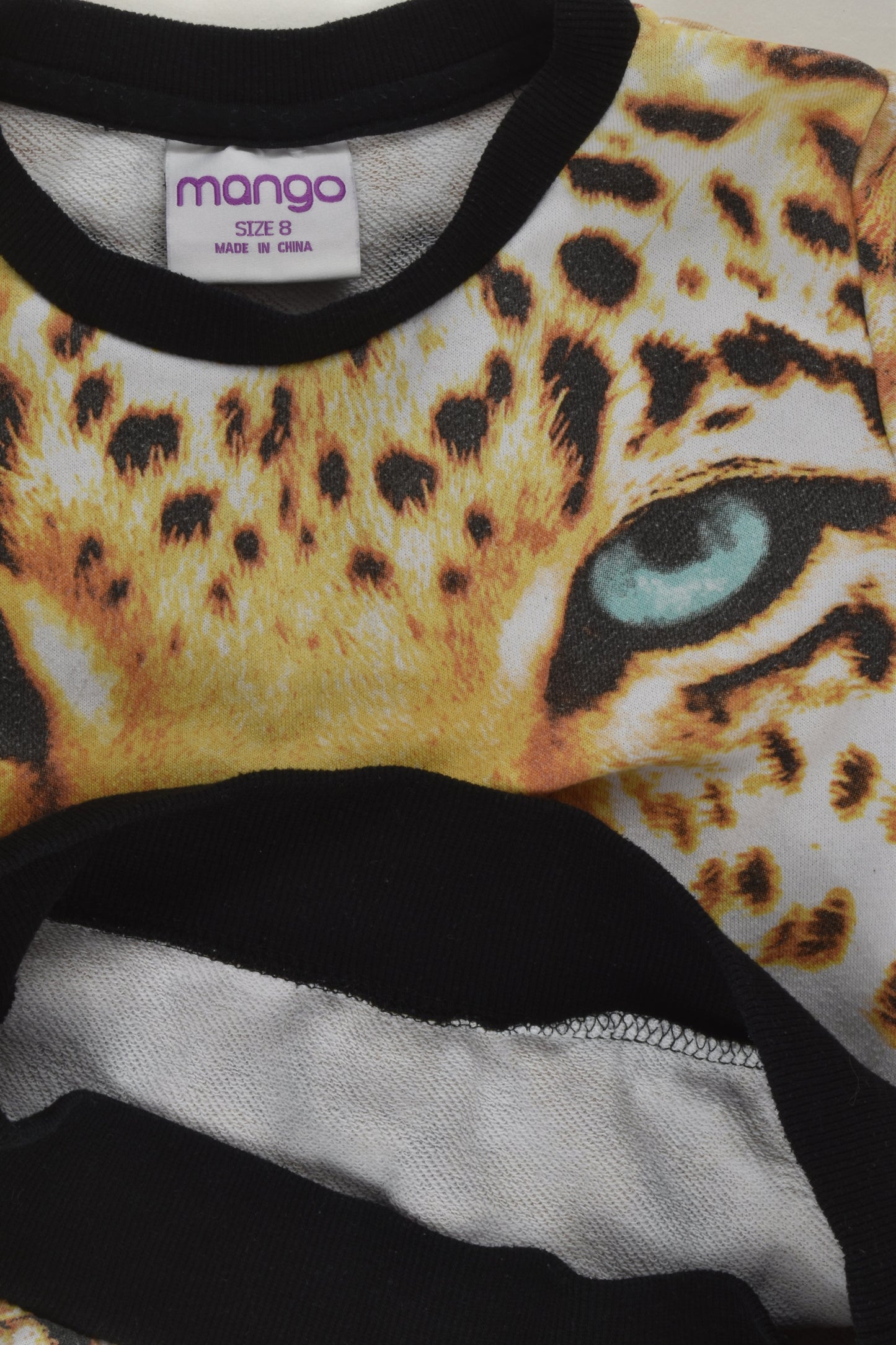 Mango Size 8 Leopard Sweater