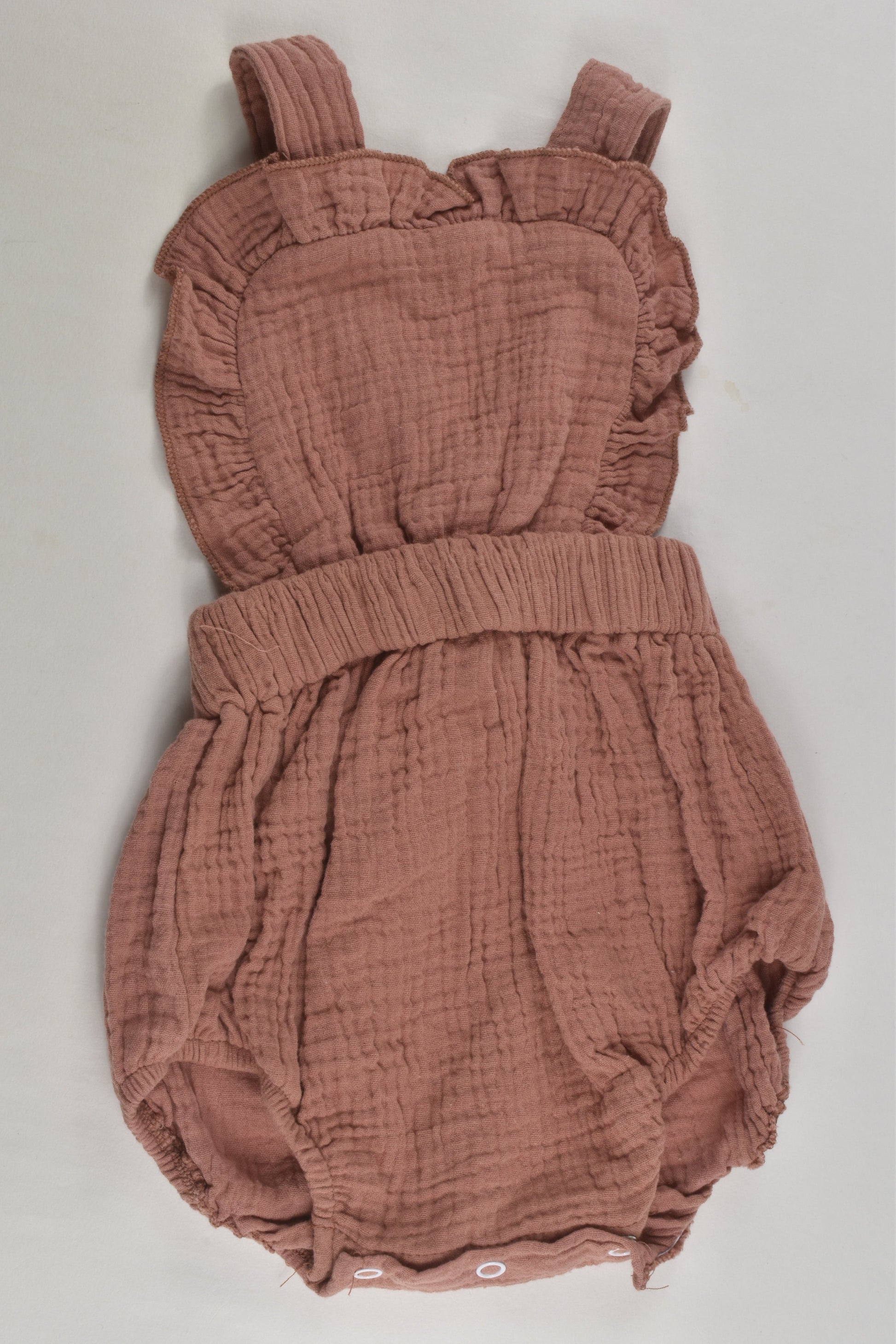 Mariboo Size 000-00 Muslin Bubble Romper