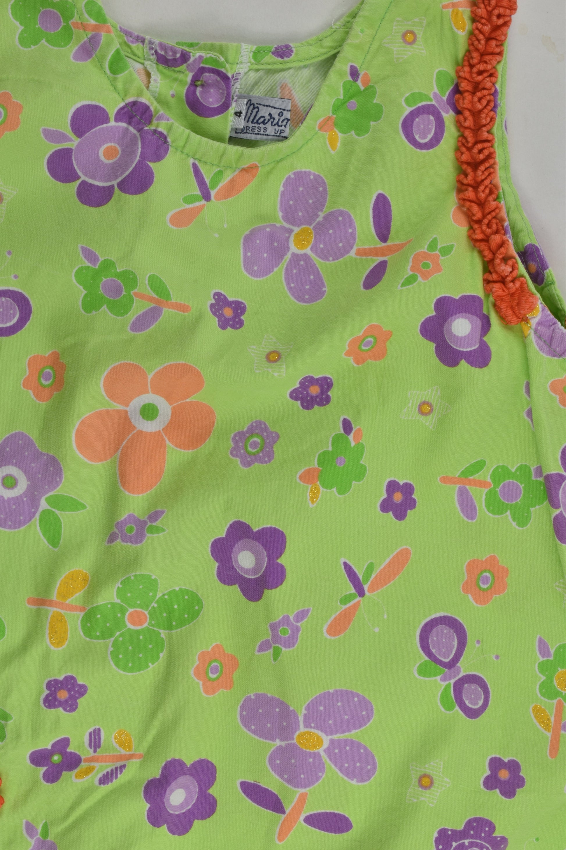 Marine's Size 4 Floral Dress